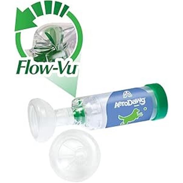AeroDawg Chamber (Small) Inhaler Spacer for Dogs with Respiratory Conditions - New
