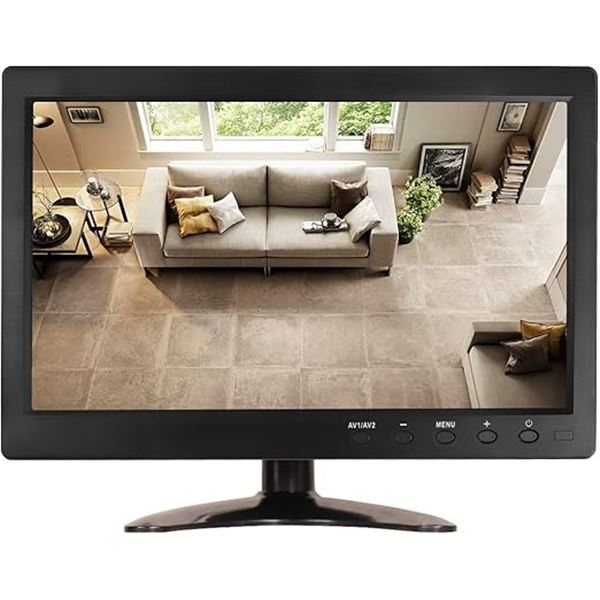 Johnwill 10.1 inch Portable HDMI Monitor/CCTV Security Monitor with HDMI/VGA/USB Input - Open Box