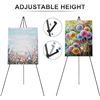 Image 2 : 63" Portable/Collapsible Art Easel/Easel Stand Display for Signs & Posters - New