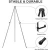 Image 3 : 63" Portable/Collapsible Art Easel/Easel Stand Display for Signs & Posters - New