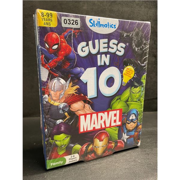 Skillmatics Marvel Guess in 10 Family Card Game - New Sealed
