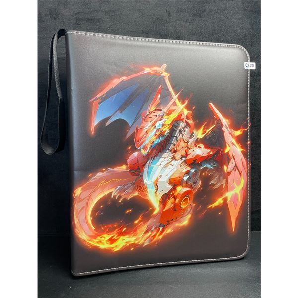 Pokemon Premium Large 13" Leather Card Storage Binder - 1008 Sheets/12-Pocket Pages - New