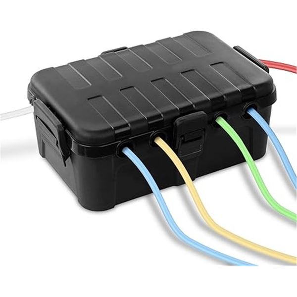 XL Outdoor Waterproof/Weatherproof Electrical Box; Protects Cords, Plugs, Outlets, Power Strips; New