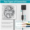 Image 2 : 6-Inch Exhaust Fan with Switch; Powerful/Portable Ventilation Fan - Easy Install/Versatile Use - New
