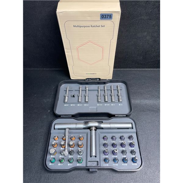 Multi-Purpose Ratcheting Screwdriver Tool Set - Brand New!