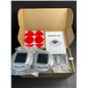 Image 8 : 10-Pack LED Solar Driveway Lights/Solar Dock Lights; 2-Colour Modes (Blue/White) Waterproof - New