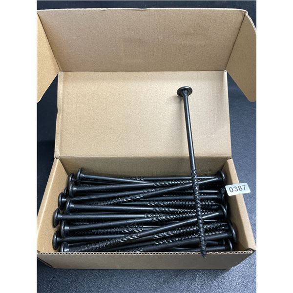 50PC Box of 6" Heavy-Duty Outdoor Deck Screws - Star Drive - New Sealed!