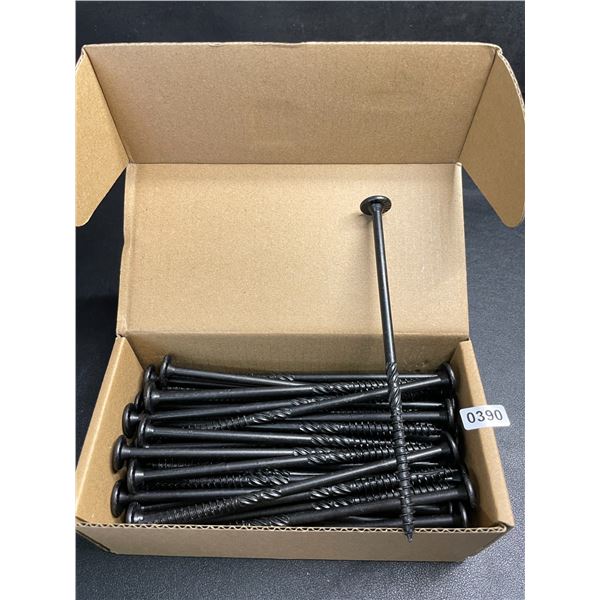 50PC Box of 6" Heavy-Duty Outdoor Deck Screws - Star Drive - New Sealed!