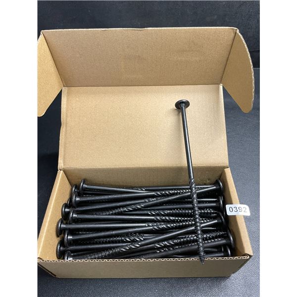 50PC Box of 6" Heavy-Duty Outdoor Deck Screws - Star Drive - New Sealed!