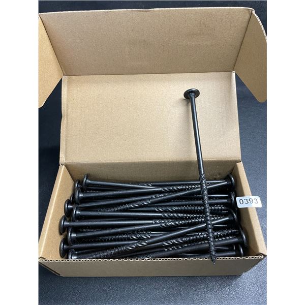 50PC Box of 6" Heavy-Duty Outdoor Deck Screws - Star Drive - New Sealed!