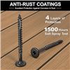 Image 7 : 50PC Box of 6" Heavy-Duty Outdoor Deck Screws - Star Drive - New Sealed!