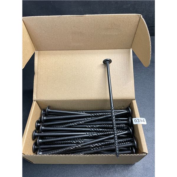 50PC Box of 6" Heavy-Duty Outdoor Deck Screws - Star Drive - New Sealed!