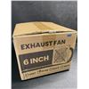 Image 2 : 6-Inch Exhaust Fan with Switch; Powerful/Portable Ventilation Fan - Easy Install/Versatile Use - New