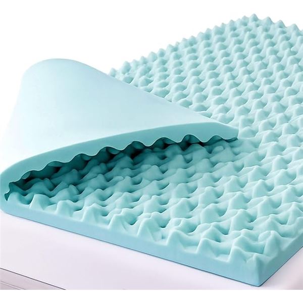 DMI Foam Mattress Topper/Bed Pad Topper (33" x 72" x 4") For Support/Pressure Relief - New (Dmg Box)