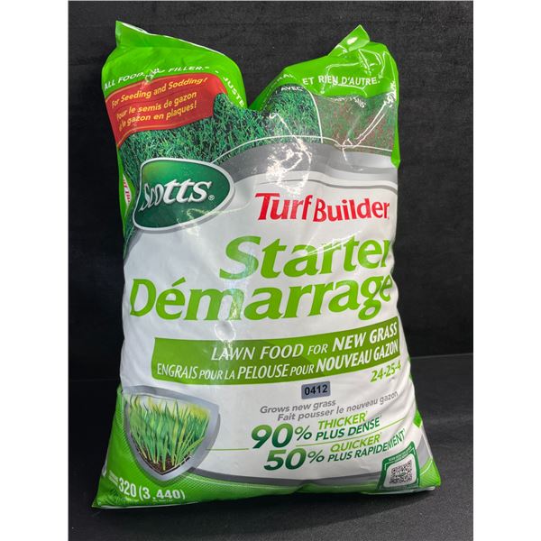 Scotts Turf Builder Starter Lawn Food for New Grass (4.7kg Bag) Grows Grass Quicker/Thicker - New