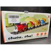 Image 7 : Electric Toy Train Set with Sound & Lights; Magnetic Connection Tracks & Road Signs Play Set - New