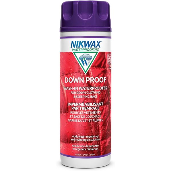NIKWAX Down Proof Wash-In Waterproofer for Down Clothing & Sleeping Bags (300ml) New
