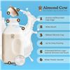 Image 10 : Almond Cow Glass Pitcher/Milk Container with Lid 
