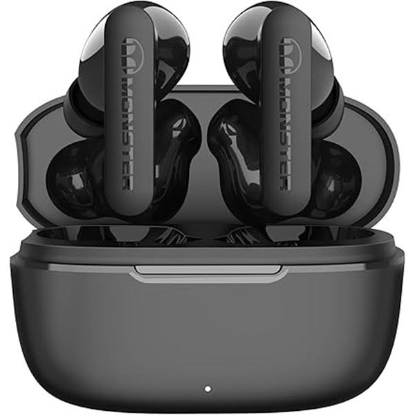 MONSTER N-Lite Clear Talk Bluetooth Wireless In-Ear Headphones ; 60HR Long Playtime - New