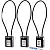 Image 1 : 3PC Box of RioRand 15" Gun Cable Locks for Pistons/Shotgun/Rifles/Weapons - Brand New