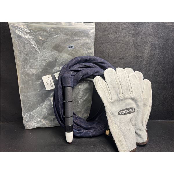 PT31 Complete Straight Pencil Plasma Cutting Torch with Welding Gloves - Brand New