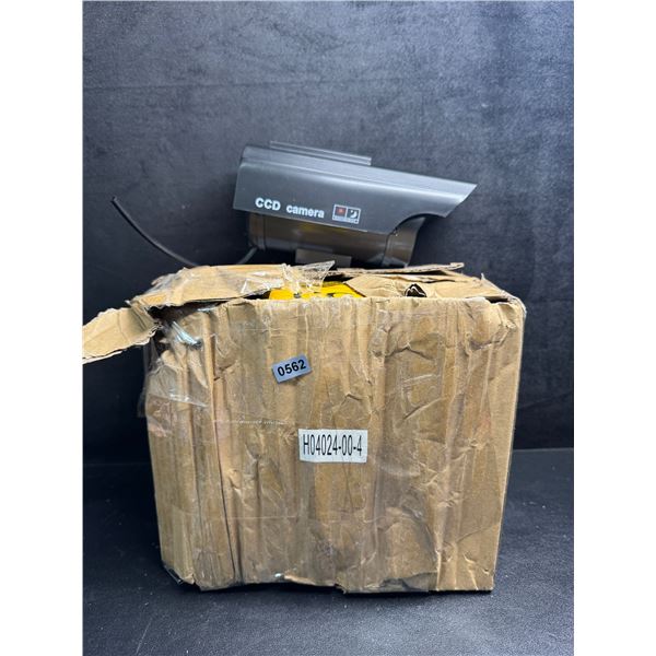 4-Pack of Solar/Battery Powered CCTC Dummy Cameras - New DMG Box