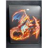 Image 1 : TCG Trading Card Softshell Leather Binder with Dragon Design holds 500+ Cards - New