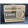 Image 3 : 6-Inch Exhaust Fan with Switch; Powerful/Portable Ventilation Fan - Easy Install/Versatile Use - New