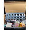 Image 3 : Electric Toy Train Set with Sound & Lights; Magnetic Connection Tracks & Road Signs Play Set - New