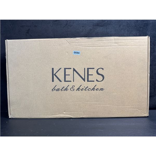 Kenes Bath and Kitchen Single Lever Basin Faucet with Hardware - New