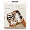 Image 2 : Eachy 10"x5" Travel Makeup/Storage/Craft Bags - Large Capacity Inside! - New