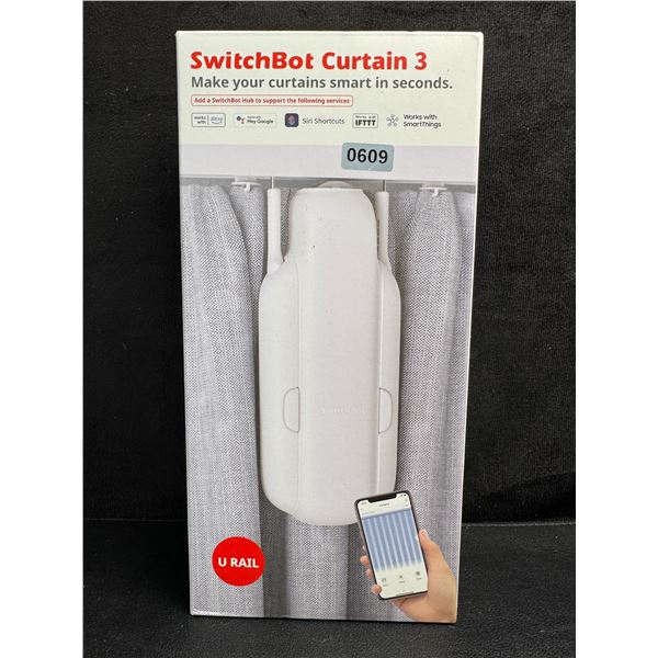 Switchbot Curtain 3 Smart Automatic Curtain Opener - Blutooth Remote Control w/ App/Timer - NEW
