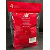 Image 4 :  4-Pack of New Balance Performance Boys Boxer Briefs (Size M) Lightweight/Breathable - New