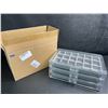 Image 6 : 3-Tier Clear Acrylic Jewelry Organizer Box/Tray for Rings, Necklaces, Earrings - New