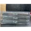 Image 8 : 3-Tier Clear Acrylic Jewelry Organizer Box/Tray for Rings, Necklaces, Earrings - New