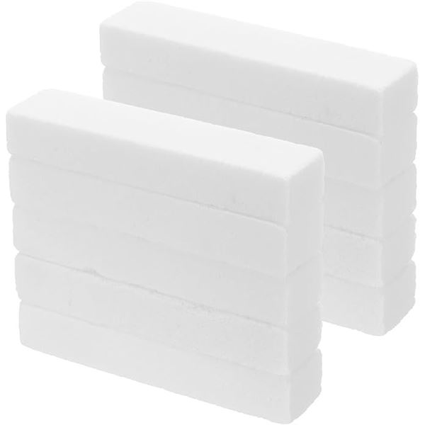 10-Pack Natural 6" Pumice Stones - Great for Cleaning Grills/Toilets/Tiles/Grout/Sinks etc. - New