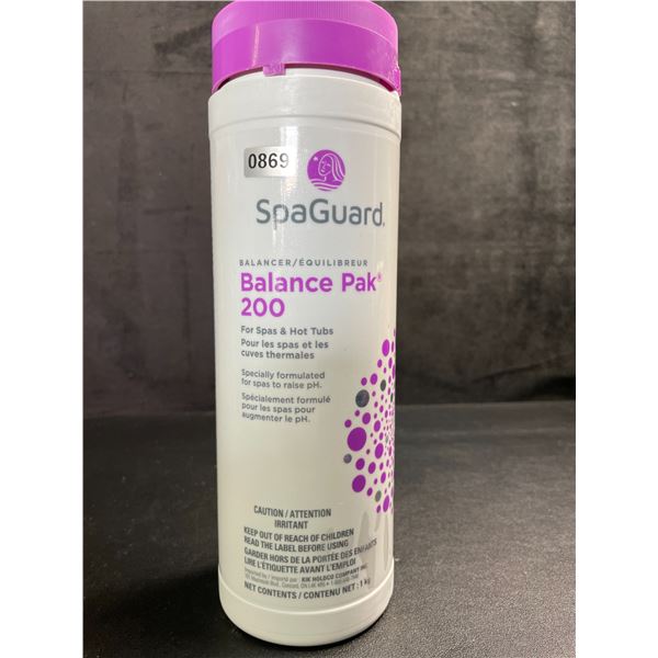 SpaGuard Balancer for Spas & Hot Tubs - Balance Pak 200 (1kg Bottle) For Raising pH of Spas - New