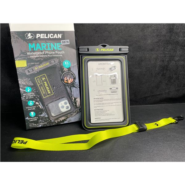 Pelican XL Marine Waterproof Phone Pouch with Lanyard - Waterproof up to 3.3FT Depth - New