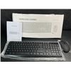 Image 1 : Wireless Keyboard & Mouse Combo Set (Model: PC230A) Black - Brand New!