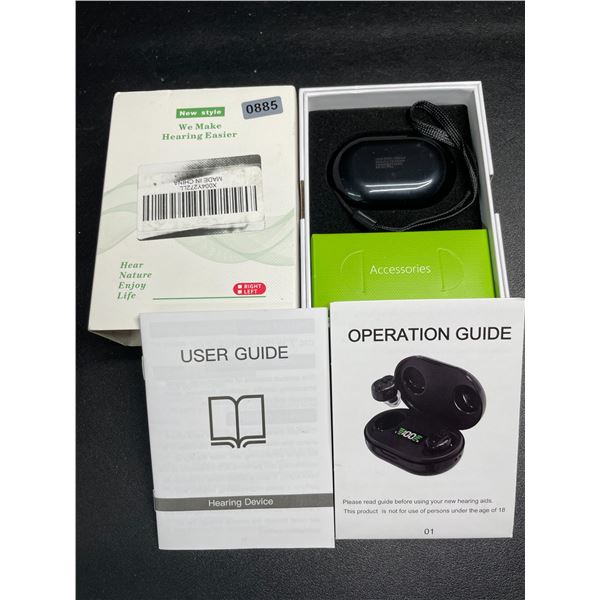 Rechargeable Hearing Aids for Adults - Sound Amplification for Mild to Moderate Hearing Loss - New