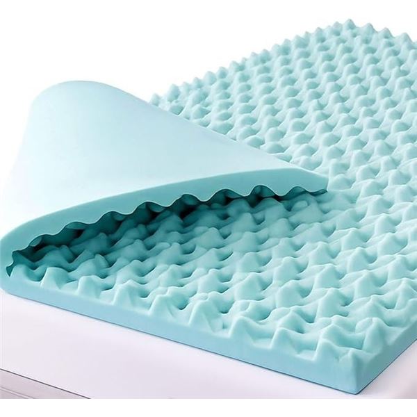 DMI Foam Mattress Topper/Bed Pad Topper (33" x 72" x 4") For Support/Pressure Relief - New (Dmg Box)