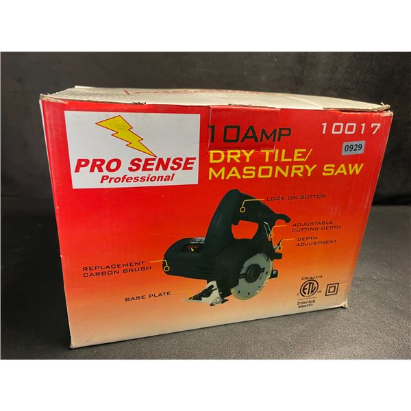 ProSense Professional 10Amp Dry Tile/Masonry Saw - For Wet & Dry Use - Brand New!