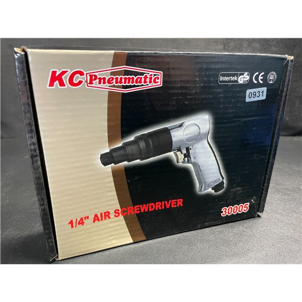 KCPneumatic 1/4" Air Screwdriver Tool - New in Box!
