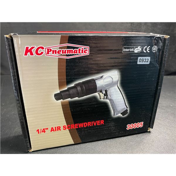 KCPneumatic 1/4" Air Screwdriver Tool - New in Box!