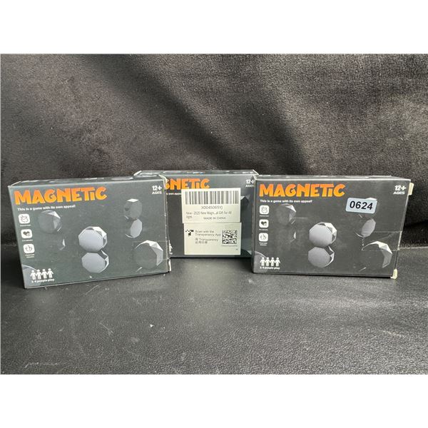 3 Boxes of Magnetic Chess for 1-4 Players - New