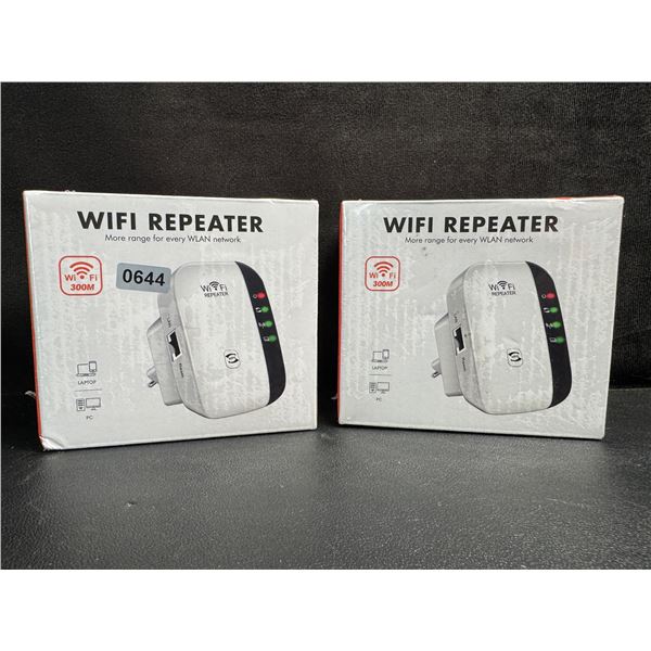 2 WiFi Extender/Signal Booster 5000sq.ft Coverage 