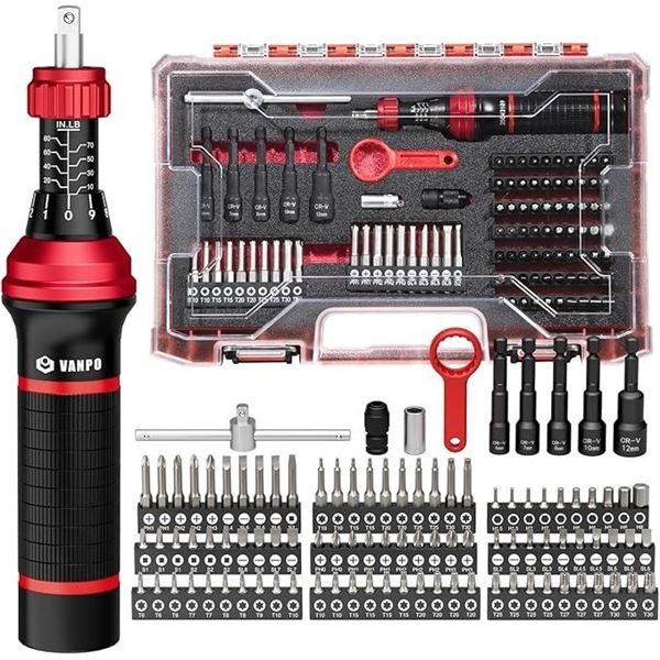Vanpo 99PCS Torque Wrench Screwdriver Tool Set - NEW SEALED!