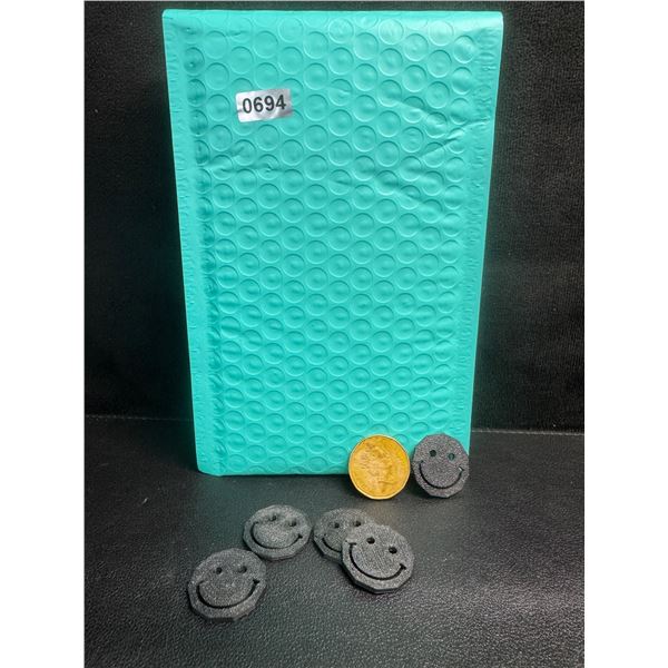 5-Pack of Kart Buddiez Smiley Edition Premium Shopping Cart Tokens - Loonie Size - New