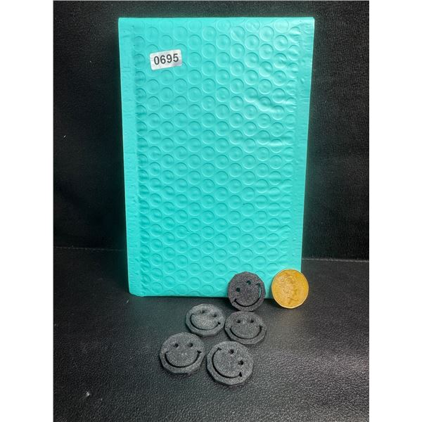 5-Pack of Kart Buddiez Smiley Edition Premium Shopping Cart Tokens - Loonie Size - New