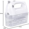 Image 6 : Electric Handheld Kitchen Mixer (400W) 5-Speed Lightweight Mixer w/ Storage Case - Brand New!